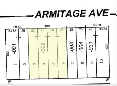 3913-3915 W Armitage Ave, Chicago, IL à louer - Plan cadastral – Image 3 sur 8