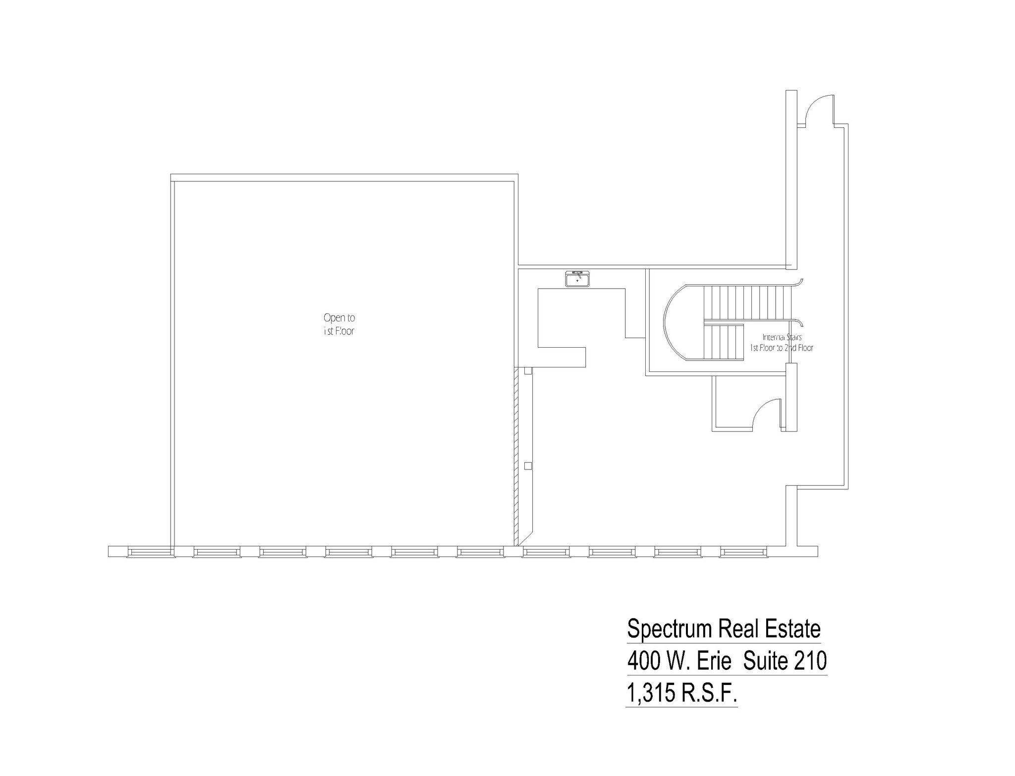 400 W Erie St, Chicago, IL à louer Plan d’étage– Image 1 sur 1