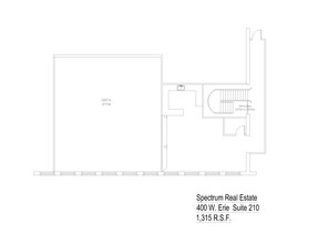 400 W Erie St, Chicago, IL à louer Plan d’étage– Image 1 sur 1