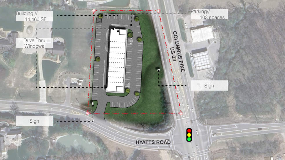 66 Hyatts rd, Delaware, OH à louer - Plan de site – Image 1 sur 6