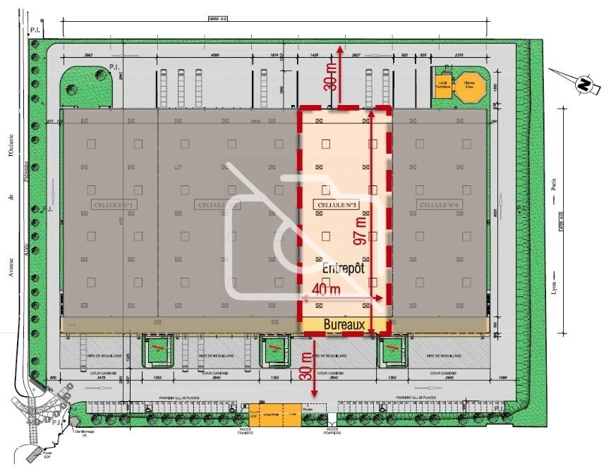 Local d’activités dans Les Ulis à louer Plan d’étage– Image 1 sur 1