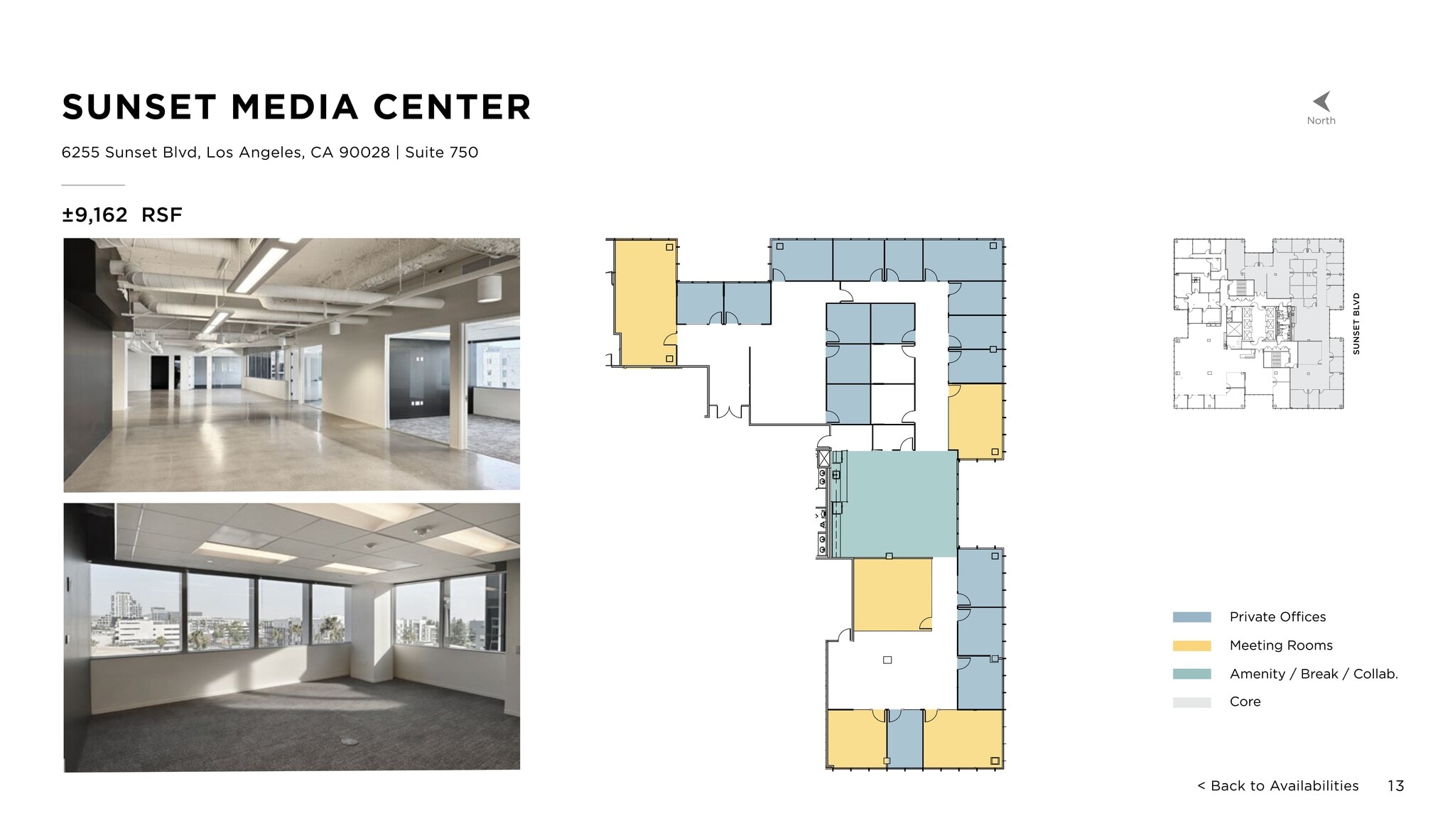 6255 W Sunset Blvd, Los Angeles, CA à louer Plan de site– Image 1 sur 1
