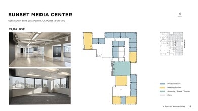 6255 W Sunset Blvd, Los Angeles, CA à louer Plan de site– Image 1 sur 1