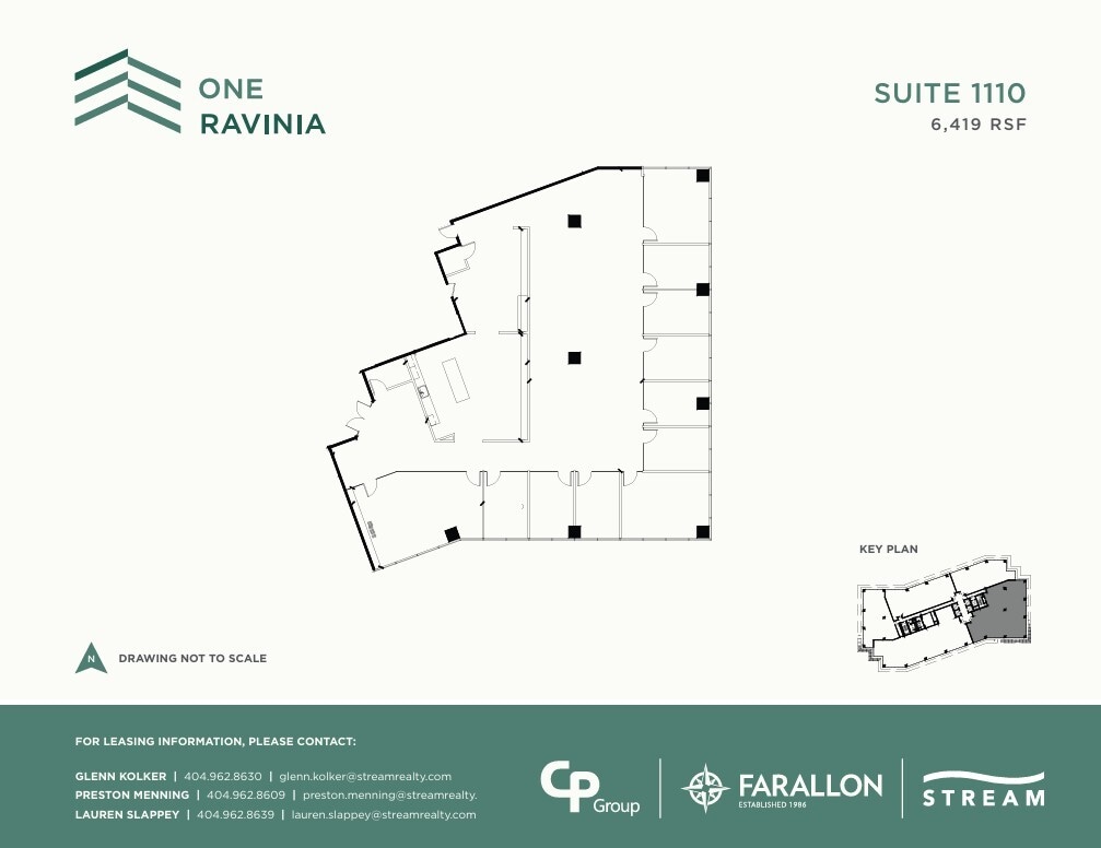 1 Ravinia Dr, Atlanta, GA à louer Plan d’étage– Image 1 sur 1
