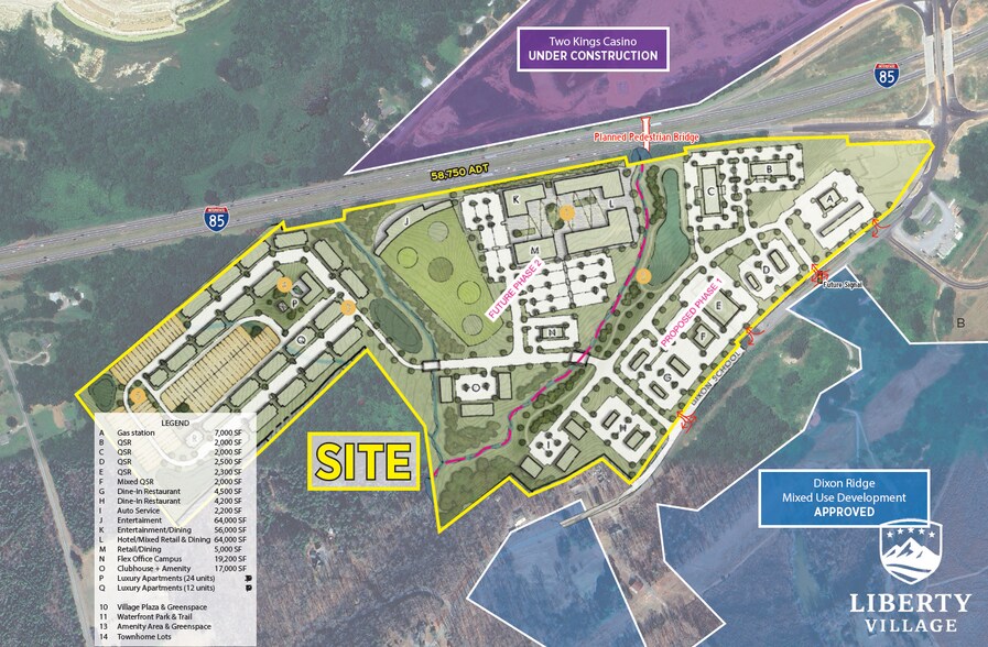 538 Kings Mountain Blvd, Kings Mountain, NC à louer - Aérien – Image 2 sur 4