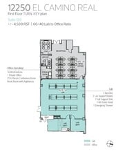 12250 El Camino Real, San Diego, CA à louer Plan d’étage– Image 1 sur 1