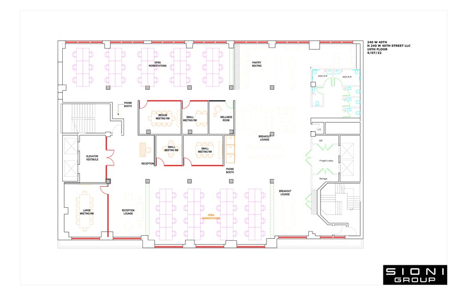 240 W 40th St, New York, NY à louer - Plan de site – Image 3 sur 11