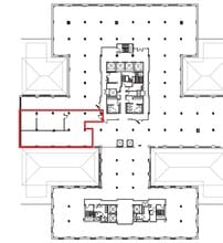 1555 St Peel, Montréal, QC à louer Plan d’étage– Image 1 sur 1