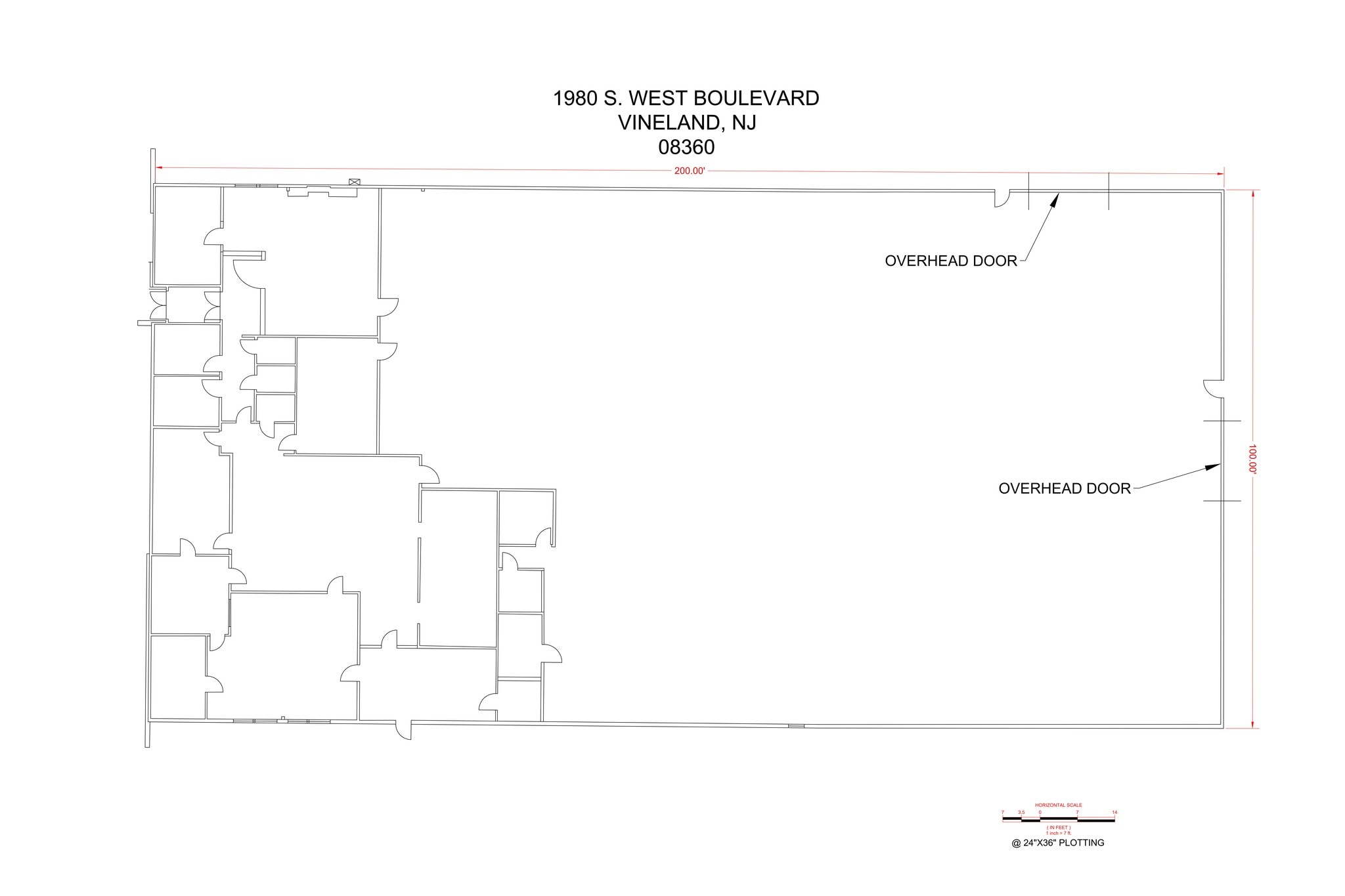 1980 S West Blvd, Vineland, NJ à louer Plan de site– Image 1 sur 1