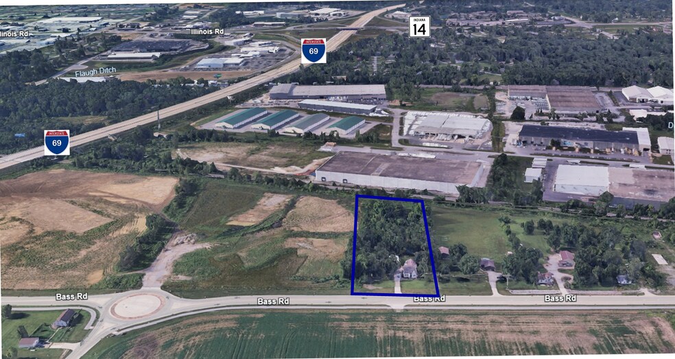 6601 Bass Rd, Fort Wayne, IN à vendre - Aérien – Image 3 sur 4