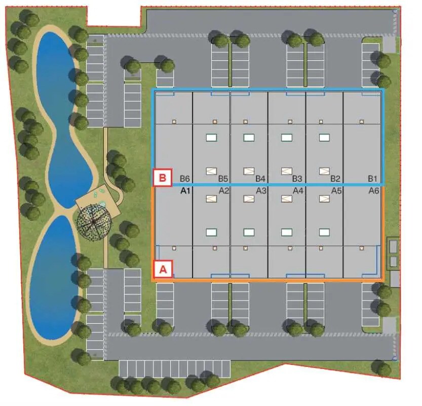 Local d'activités dans Rousset à vendre Plan de site– Image 1 sur 3