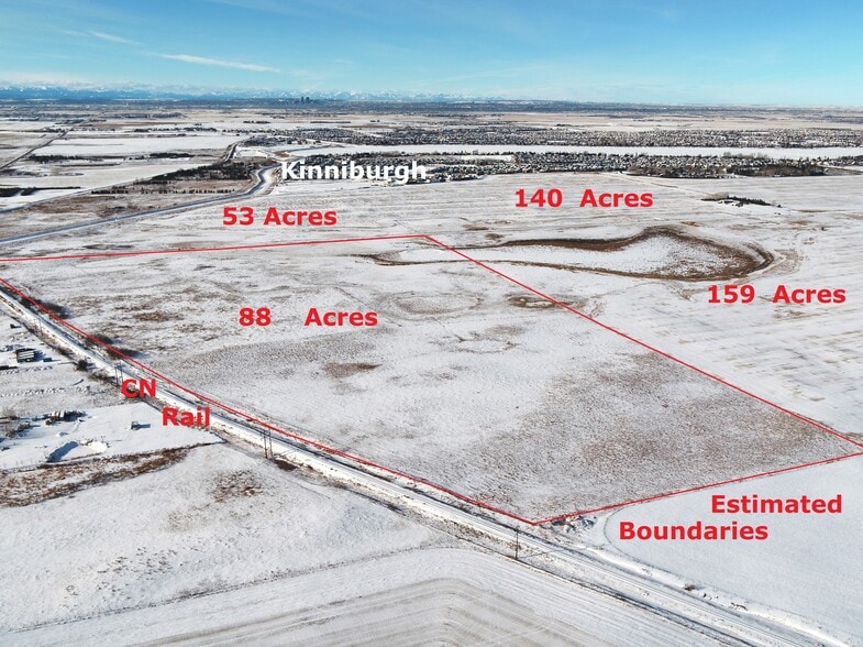 Rge Rd 281, Chestermere, AB à vendre - Aérien – Image 2 sur 5
