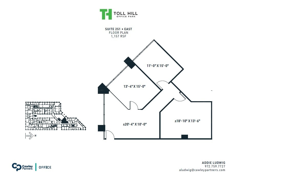 5440 Harvest Hill Rd, Dallas, TX à louer Plan d’étage– Image 1 sur 3