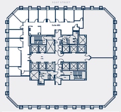 1 Post St, San Francisco, CA à louer Plan d’étage– Image 1 sur 1