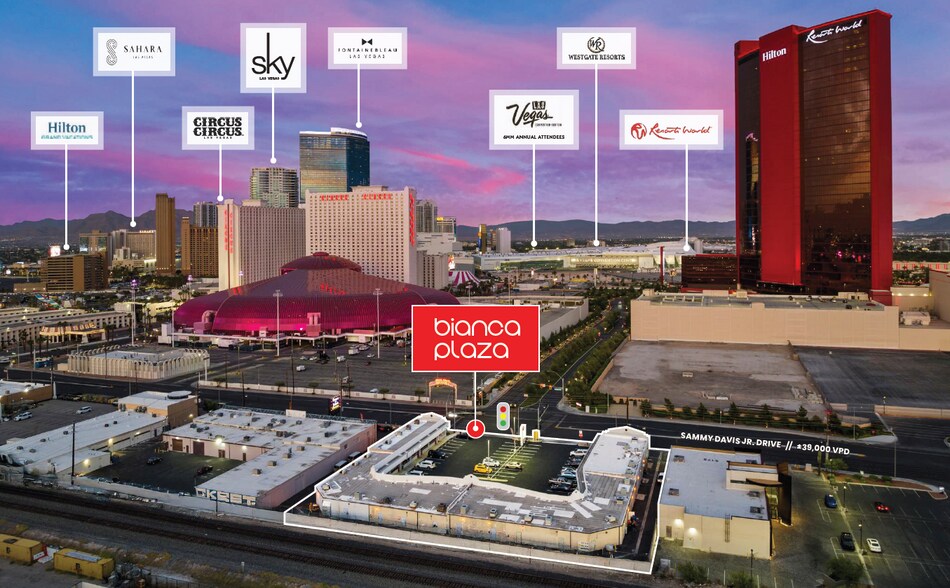 2971 Sammy Davis Jr Dr, Las Vegas, NV à vendre - Aérien – Image 2 sur 15