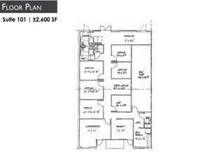 2115 E Valencia Rd, Tucson, AZ à louer Plan d’étage– Image 1 sur 1