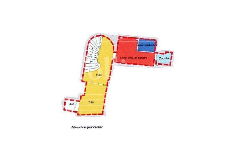 48 Allées Forain François Verdier, Toulouse à louer - Plan d’étage – Image 2 sur 5