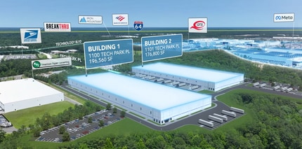 1101 Tech Park Pl, Sandston, VA à louer Aérien– Image 1 sur 7