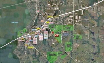 SWC SH-276 & S Goliad St, Rockwall, TX - Vue aérienne  vue de carte