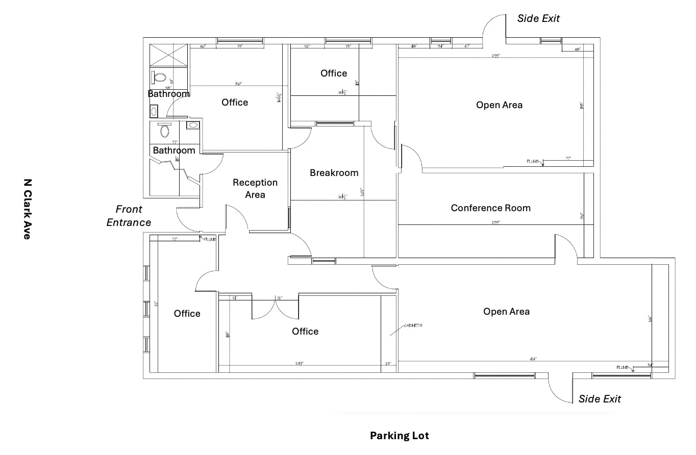 5015 N Clark Ave, Tampa, FL à louer Plan d’étage– Image 1 sur 3