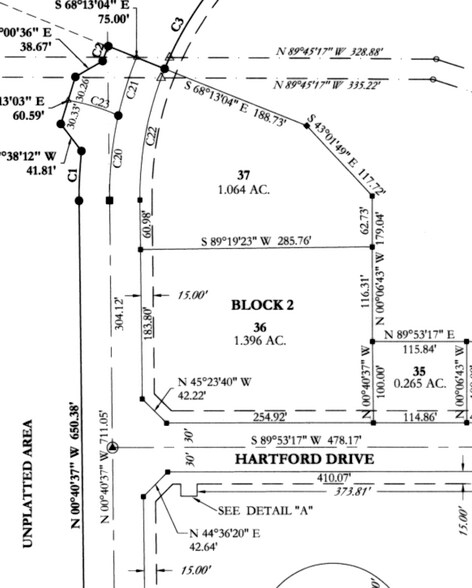 2680 Hartford Drive, Chubbuck, ID à vendre - Plan cadastral – Image 2 sur 2