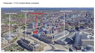 11-15 London Rd, Liverpool, MSY - VUE AÉRIENNE vue de carte