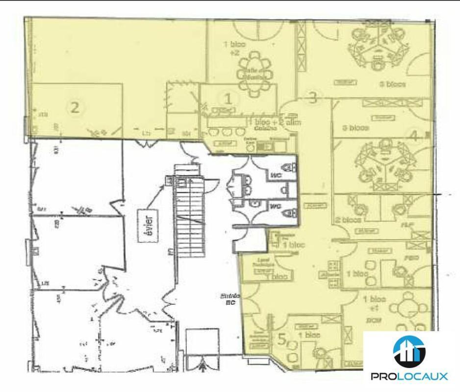 Bureau dans Montbonnot-Saint-Martin à louer Plan d’étage– Image 1 sur 2