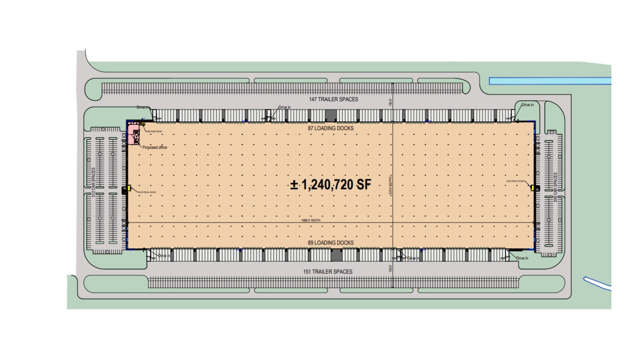 100 Logistics Dr, Barnesville, PA à louer Plan de site– Image 1 sur 1