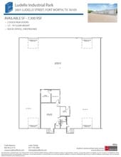 2661-2669 Ludelle St, Fort Worth, TX à louer Plan d’étage– Image 1 sur 1