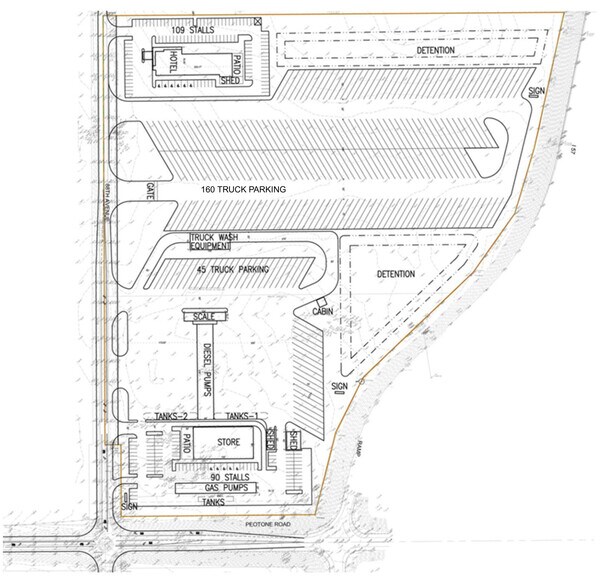 601 S 88th Ave, Peotone, IL à vendre - Plan de site – Image 3 sur 3