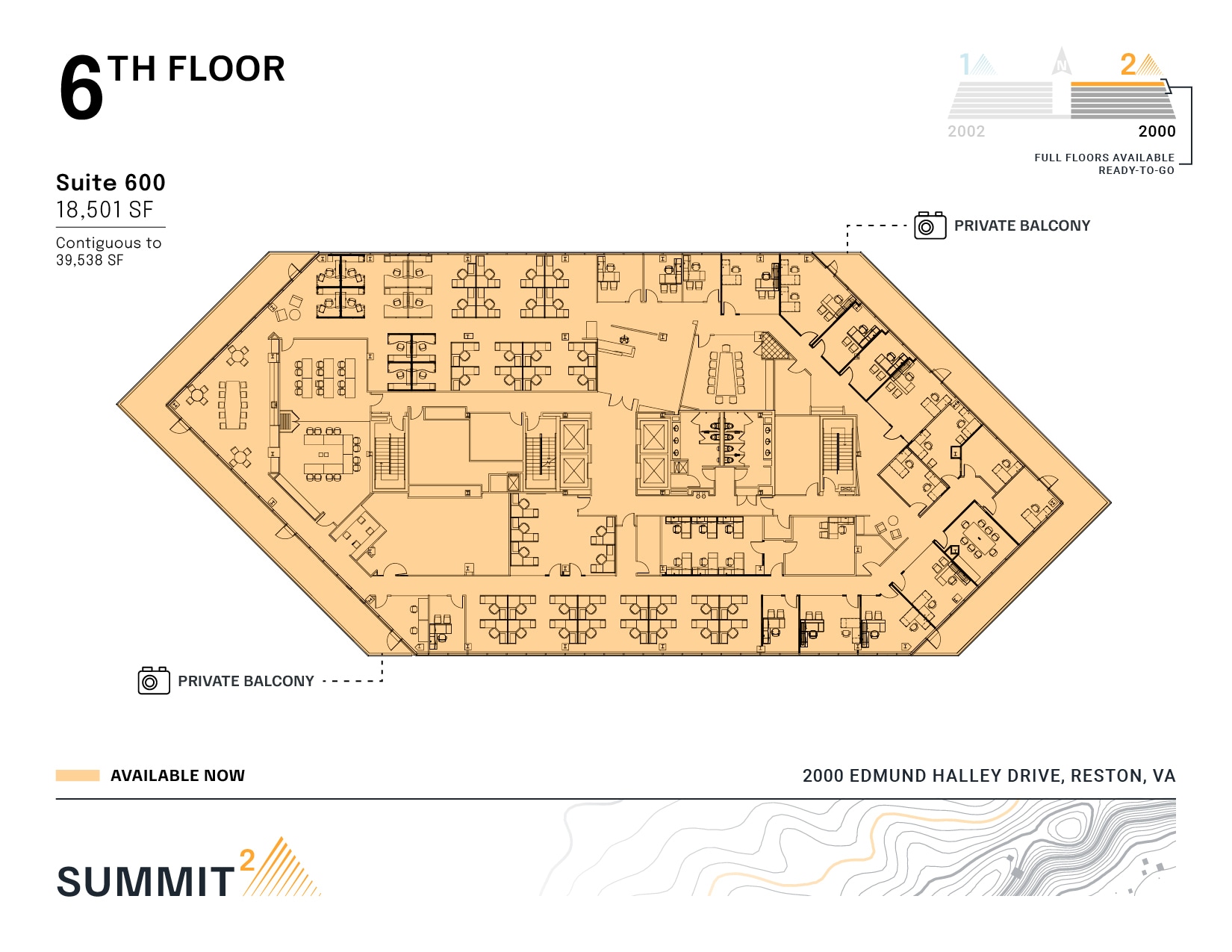 2000 Edmund Halley Dr, Reston, VA à louer Plan d’étage– Image 1 sur 1