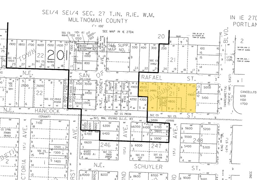 1800 NE 2nd Ave, Portland, OR à louer - Plan cadastral – Image 2 sur 4