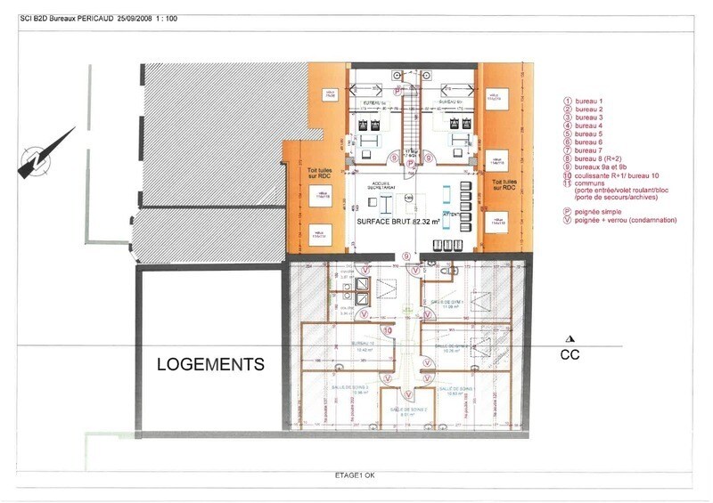 Local d'activités dans Lyon à vendre - Plan d’étage – Image 3 sur 7