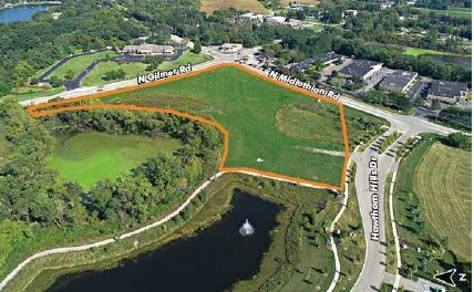 NWC of Midlothian & Gilmore Rds Rd, Hawthorn Woods, IL à vendre - Aérien – Image 2 sur 5