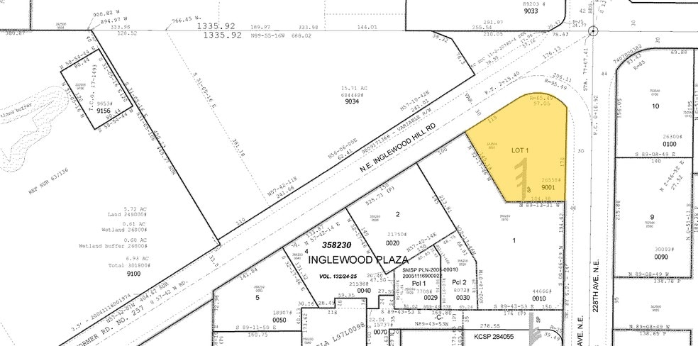 721 228th Ave NE, Sammamish, WA à louer - Plan cadastral – Image 3 sur 6