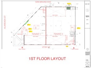101 Utah St, San Francisco, CA à louer Plan d’étage– Image 2 sur 2