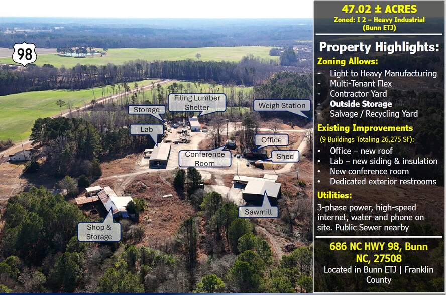 686 NC 98 Hwy E, Bunn, NC à vendre - Photo de l’immeuble – Image 2 sur 5