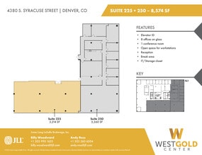 4380 S Syracuse St, Denver, CO à louer Plan d’étage– Image 2 sur 3