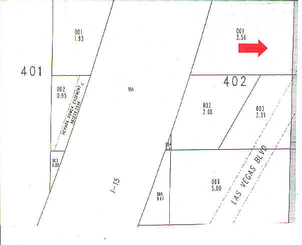 Las Vegas Blvd, Henderson, NV à louer - Plan cadastral – Image 2 sur 6