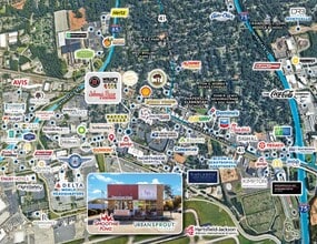 876 Virginia Ave, Hapeville, GA - VUE AÉRIENNE vue de carte