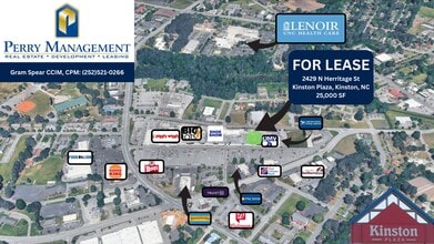 2400-2405 N Heritage St, Kinston, NC à louer Plan de site– Image 1 sur 1