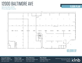 12000 Baltimore Ave, Beltsville, MD à louer Plan d’étage– Image 1 sur 1