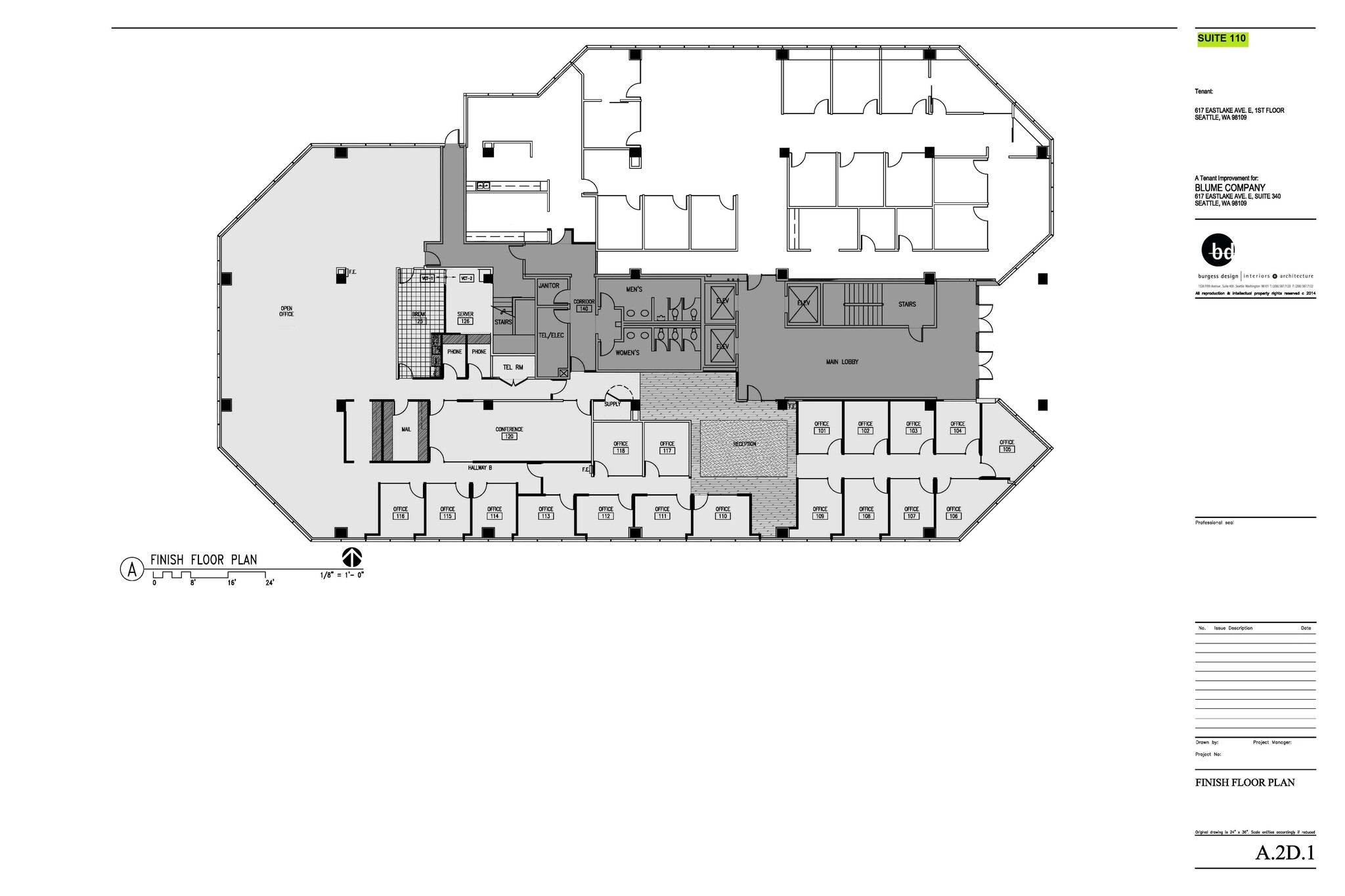 617 Eastlake Ave E, Seattle, WA à louer Plan de site– Image 1 sur 1