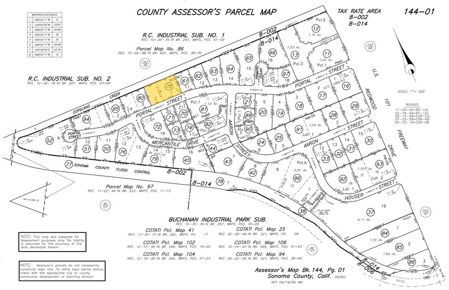 566 Portal St, Cotati, CA à vendre - Plan cadastral – Image 3 sur 17