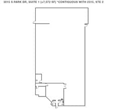 3015 S Park Dr, Tempe, AZ à louer Plan d’étage– Image 1 sur 1