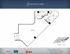 5757 Alpha Rd, Dallas, TX à louer Plan d’étage– Image 1 sur 1
