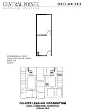1651 E 4th St, Santa Ana, CA à louer Plan d’étage– Image 1 sur 1
