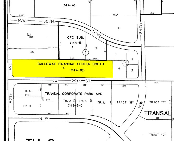 8475-8565 NW 29th St, Miami, FL à louer - Plan cadastral – Image 2 sur 52