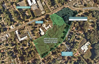 205 Marengo St, Florence, AL - Vue aérienne vue de carte - Image1