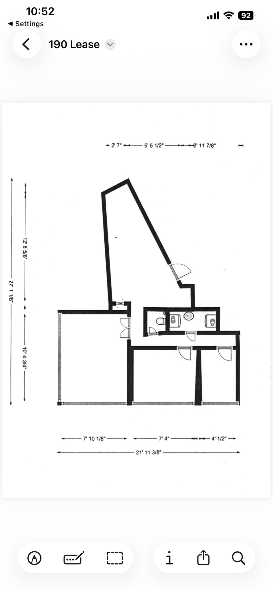 250 W Lancaster Ave, Paoli, PA à louer Plan d’étage– Image 1 sur 1